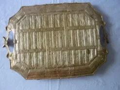 Plateau en bronze 33 cm
