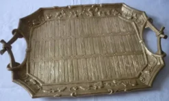 Plateau en bronze 33 cm