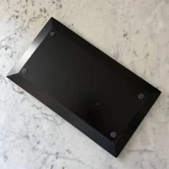 Plateau en miroir biseauté