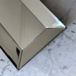 Plateau en miroir biseauté
