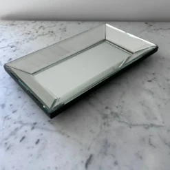 Plateau en miroir biseauté