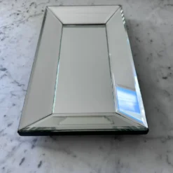 Plateau en miroir biseauté