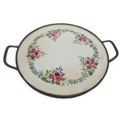Plateau en porcelaine Art Nouveau, années 1890