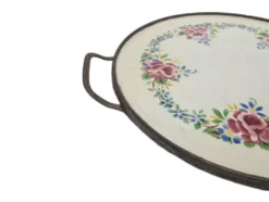 Plateau en porcelaine Art Nouveau, années 1890