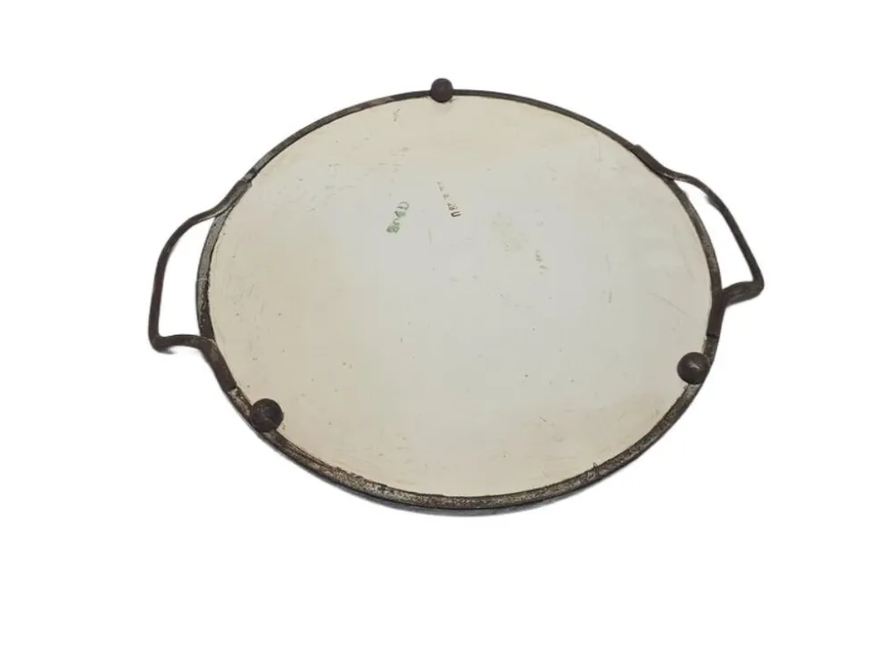 Plateau en porcelaine Art Nouveau, années 1890