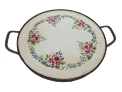 Plateau en porcelaine Art Nouveau, années 1890