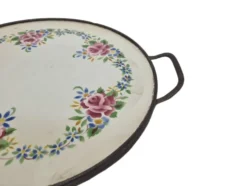 Plateau en porcelaine Art Nouveau, années 1890