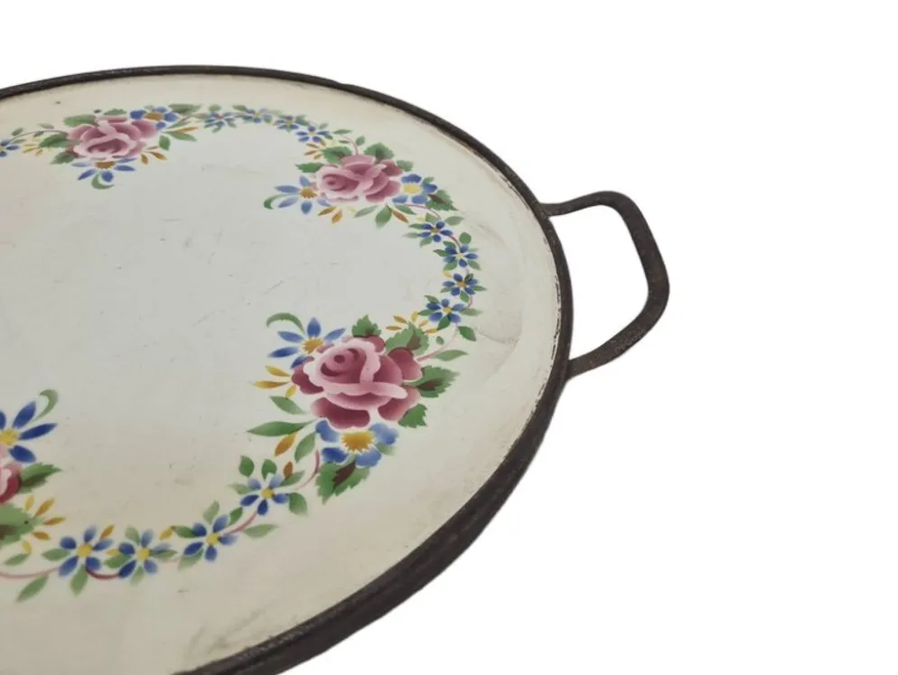 Plateau en porcelaine Art Nouveau, années 1890
