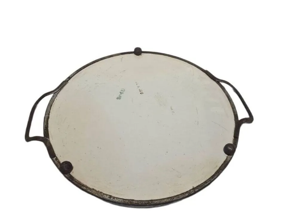 Plateau en porcelaine Art Nouveau, années 1890