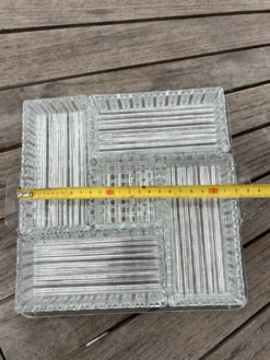 Plateau en verre apéritif