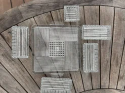 Plateau en verre apéritif