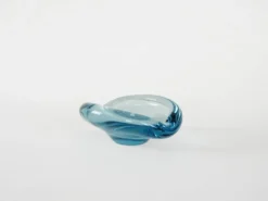 Plateau en verre, design danois, années 1960, fabricant : Holmegaard, designer : Pe