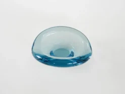 Plateau en verre, design danois, années 1960, fabricant : Holmegaard, designer : Pe