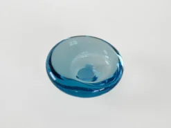 Plateau en verre, design danois, années 1960, fabricant : Holmegaard, designer : Pe