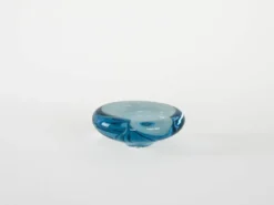 Plateau en verre, design danois, années 1960, fabricant : Holmegaard, designer : Pe