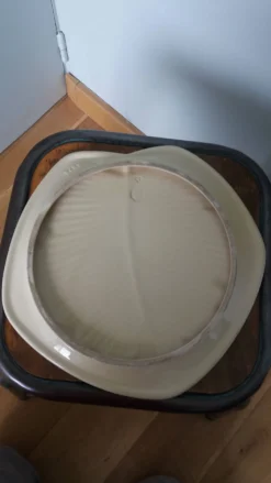 Plateau feuille Verceram modèle 4675, années 50