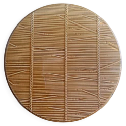 Plateau à fromages Gien décor paille osier