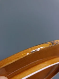 Plateau à fromages Gien décor paille osier