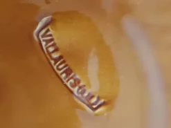 Plateau à fromage Vallauris avec cloche – décor épis de blé