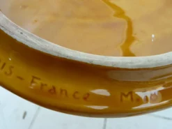 Plateau à fromage vintage avec couteau signé Vallauris MFPP numéroté