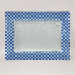 Plateau italien étonnant des années 1970 par Albatros en verre de Murano.