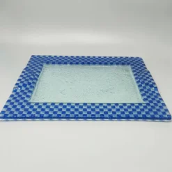 Plateau italien étonnant des années 1970 par Albatros en verre de Murano.