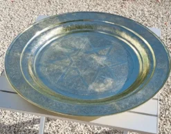 Plateau laiton style oriental