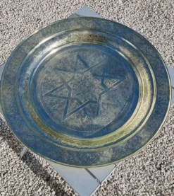 Plateau laiton style oriental