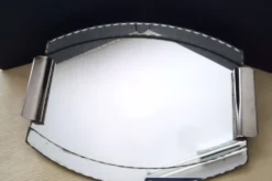 Plateau miroir ancien biseauté