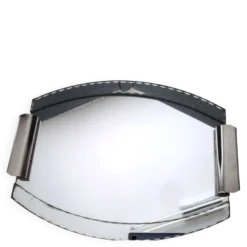 Plateau miroir ancien biseauté