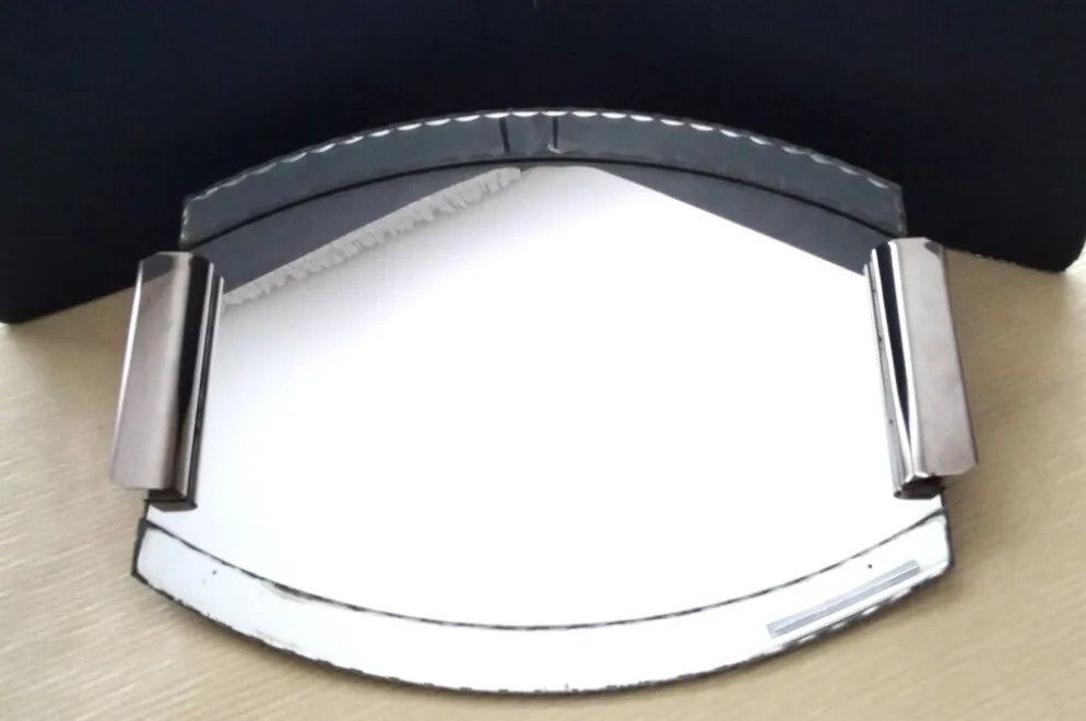 Plateau miroir ancien biseauté