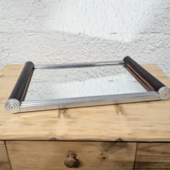 Plateau miroir art déco