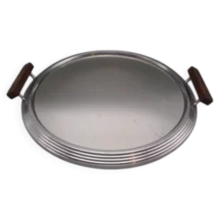 Plateau miroir art déco ancien