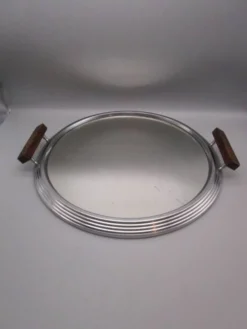 Plateau miroir art déco ancien