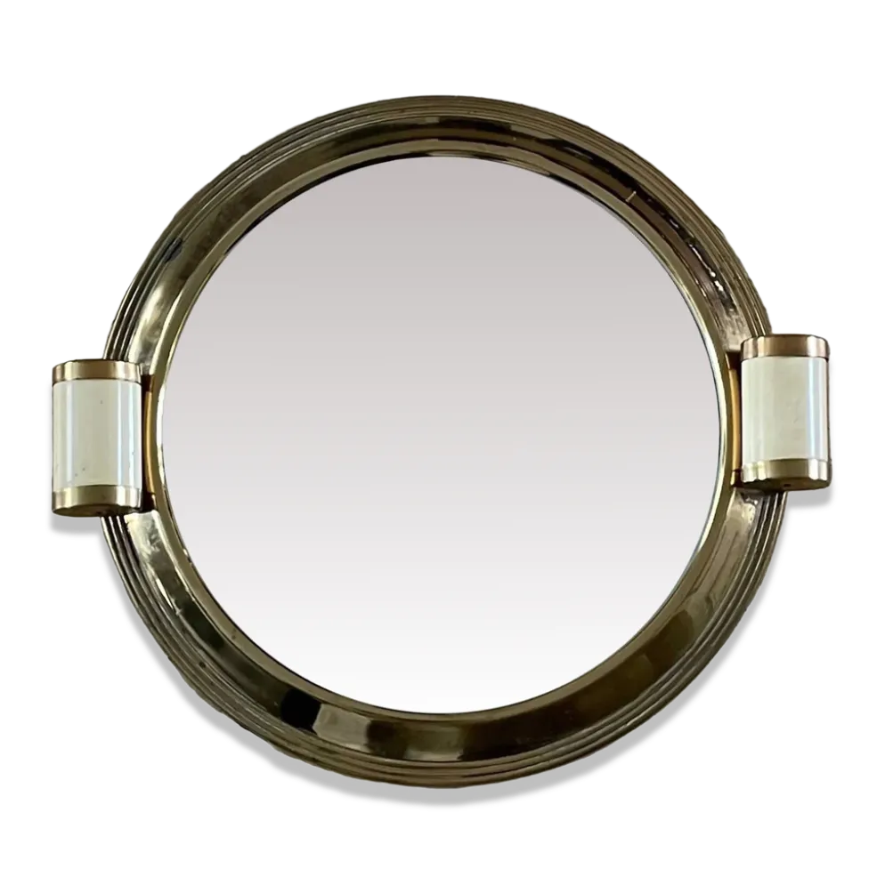 Plateau-miroir art-déco années 50