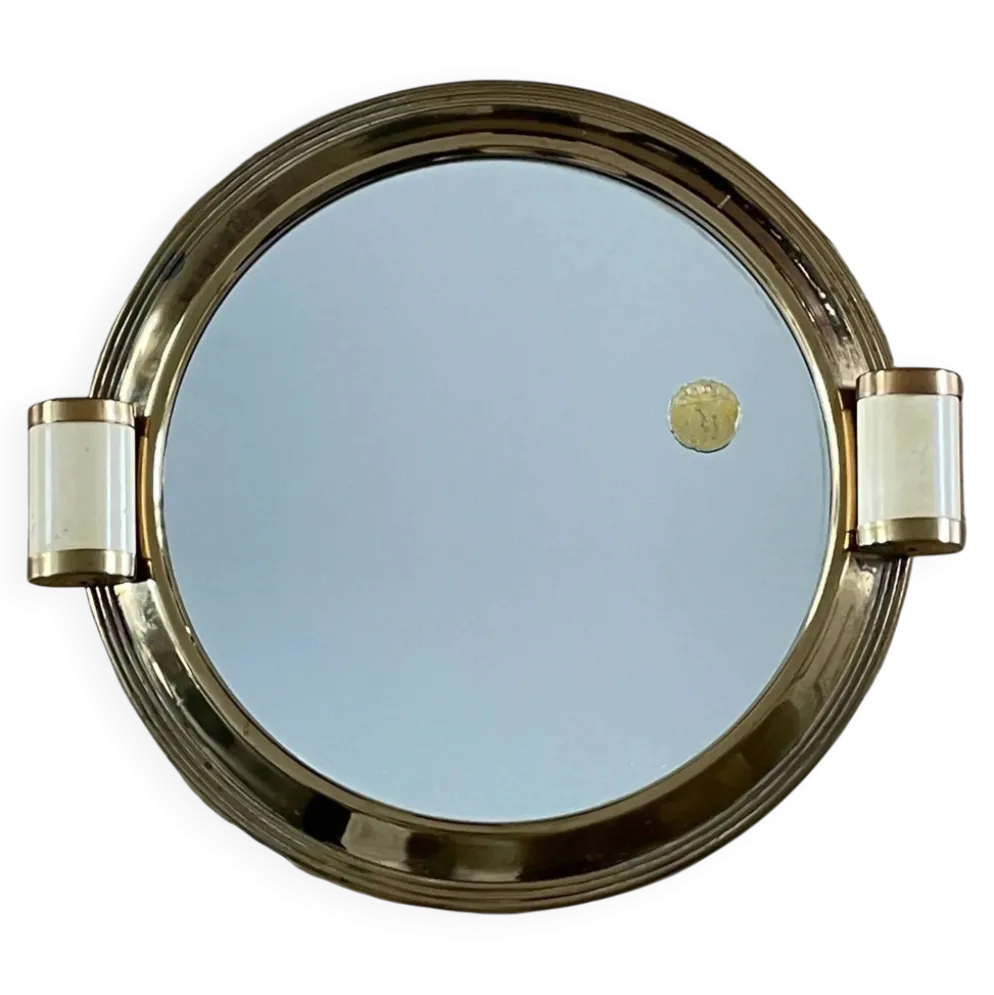 Plateau-miroir art-déco années 50