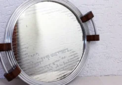 Plateau miroir art deco