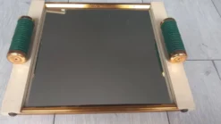 Plateau miroir de service art déco années 30