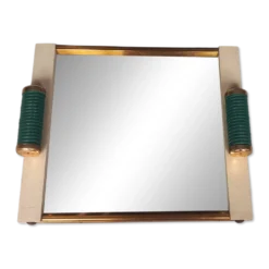 Plateau miroir de service art déco années 30