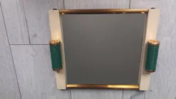 Plateau miroir de service art déco années 30