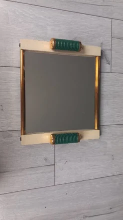 Plateau miroir de service art déco années 30
