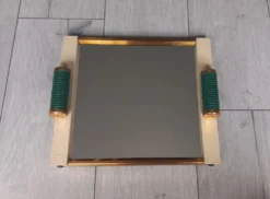 Plateau miroir de service art déco années 30