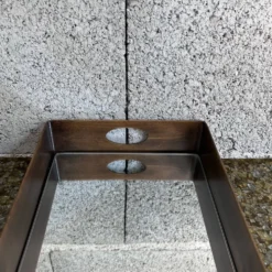 Plateau miroir en laiton