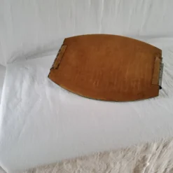 Plateau miroir gravé