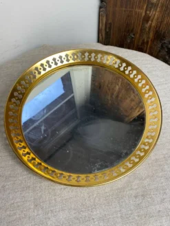 Plateau miroir Oxydor, années 50/60