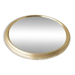 Plateau miroir rond
