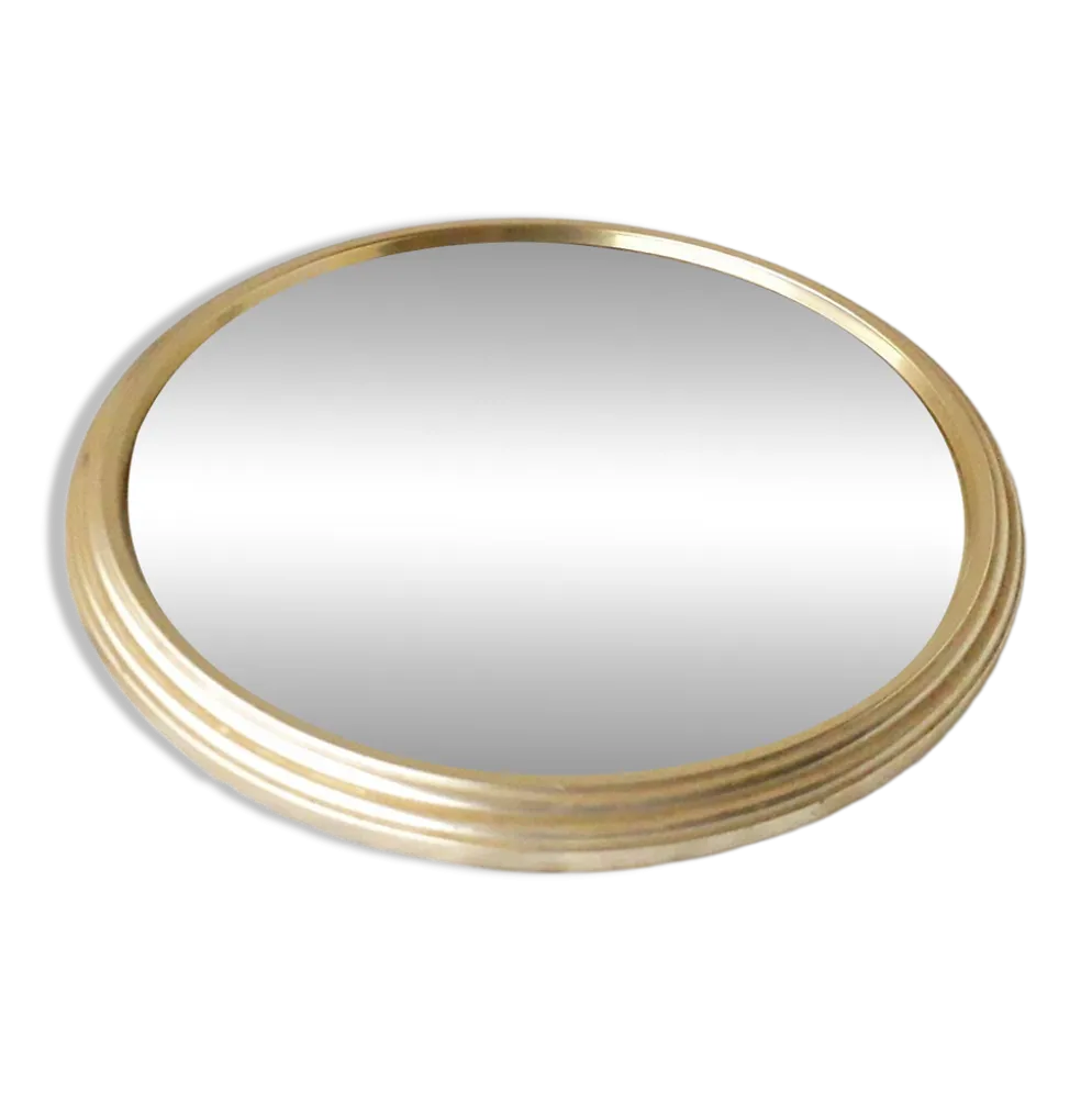 Plateau miroir rond