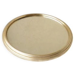 Plateau miroir rond