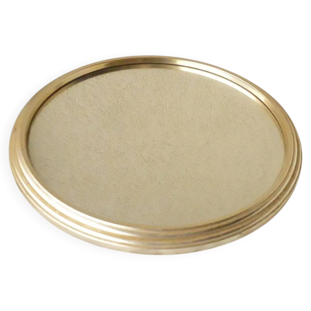 Plateau miroir rond