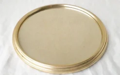 Plateau miroir rond